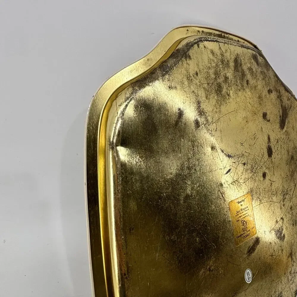 Vintage Jan Hagara “A Token of Love” Decorative Tin Tray